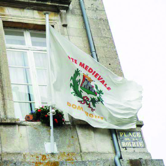 Fixations murales avec mâts