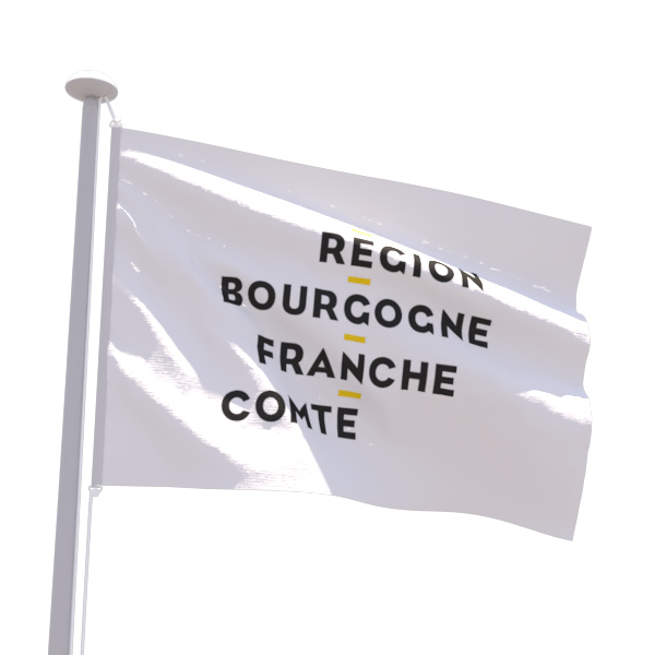 Drapeau Région Bourgogne Franche-Comté