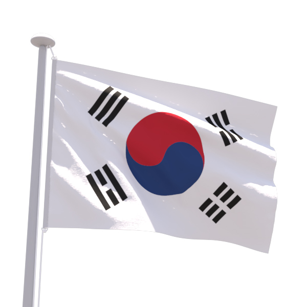 Drapeau Corée du Sud