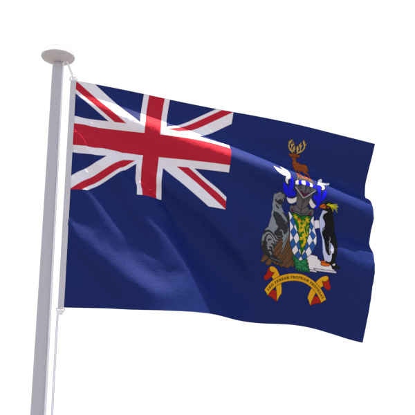 Drapeau Géorgie du Sud-et-les Îles Sandwich du Sud