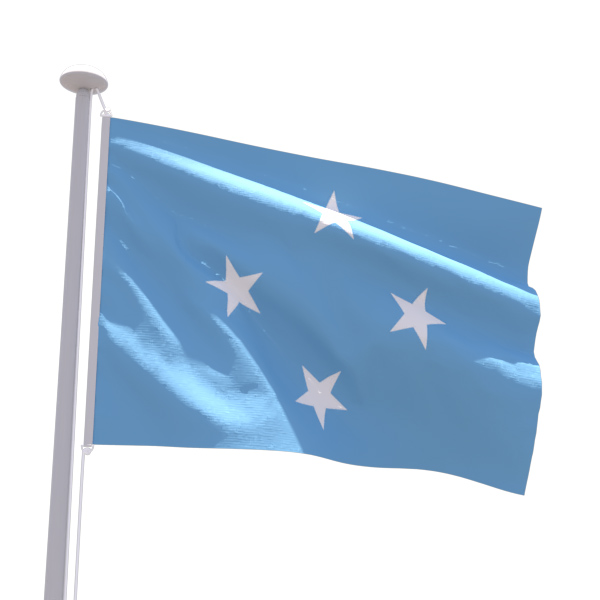 Drapeau Micronésie