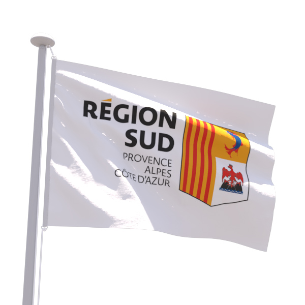 Drapeau Région Provence Alpes Côte d’Azur