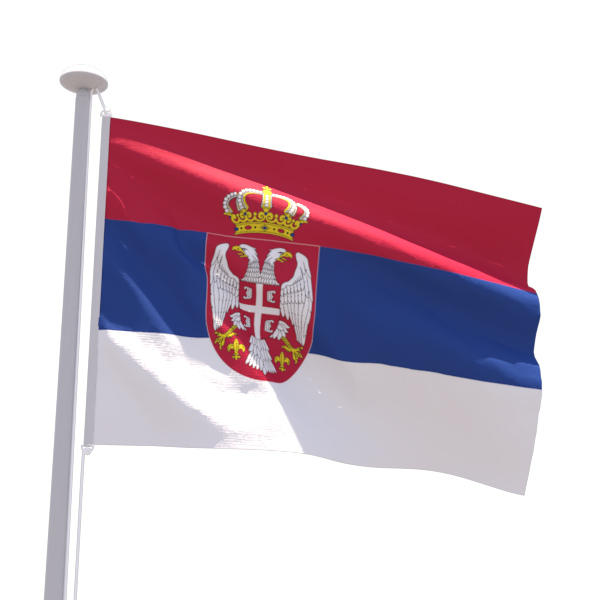 Drapeau Serbie