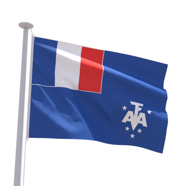 Drapeau Terres Australes et Antarctiques Françaises